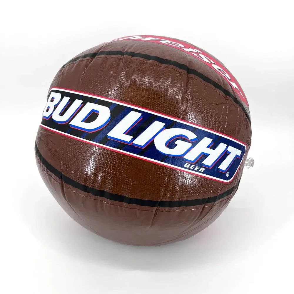 Vintage Budweiser Bud Light Inflatable (decor) Basketball NOS 14